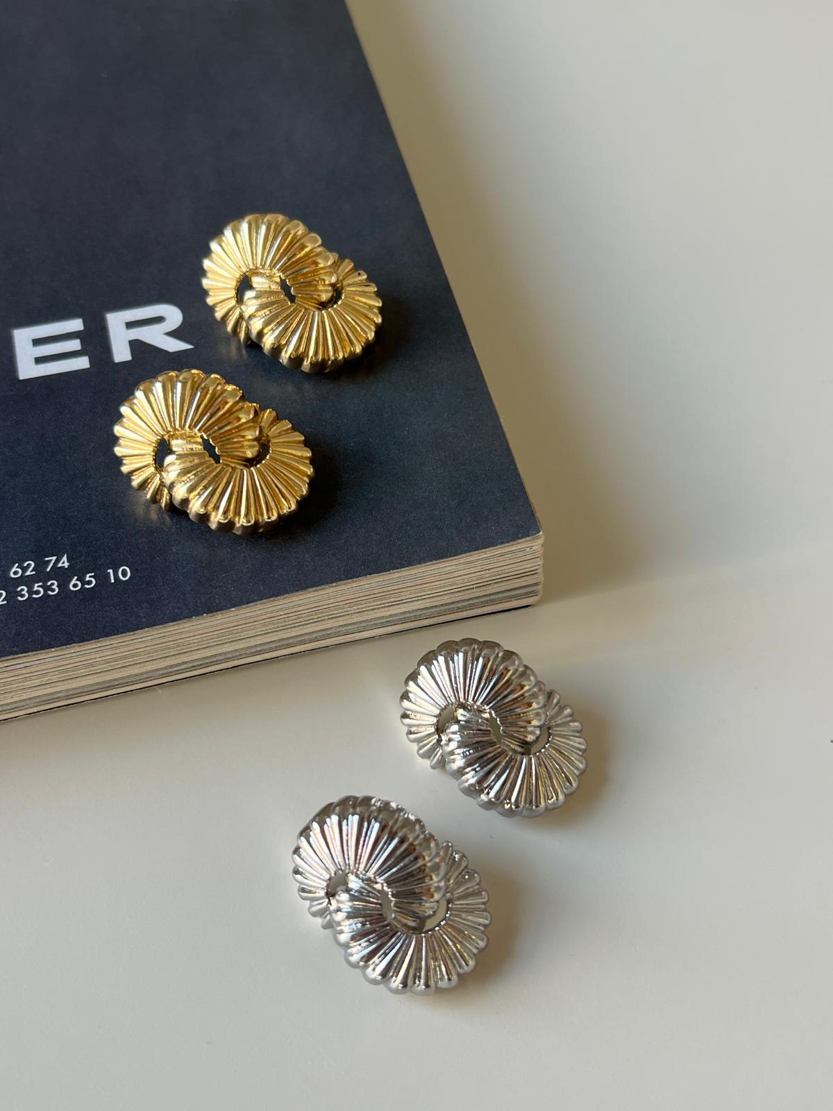 Dazzle Gold Küpe (Pirinç Üzeri Altın Kaplama)