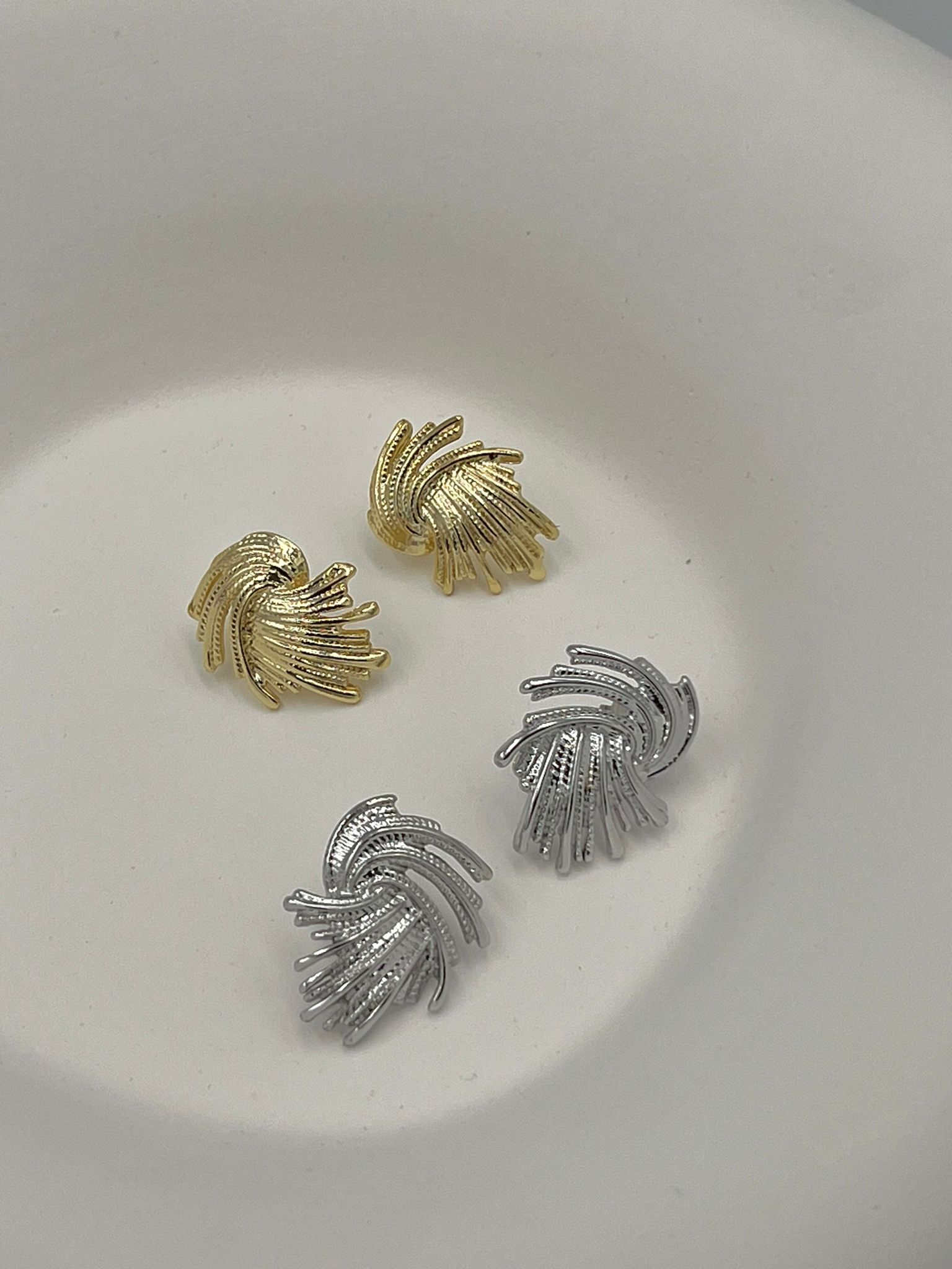 Vintage Gold&Silver Küpe